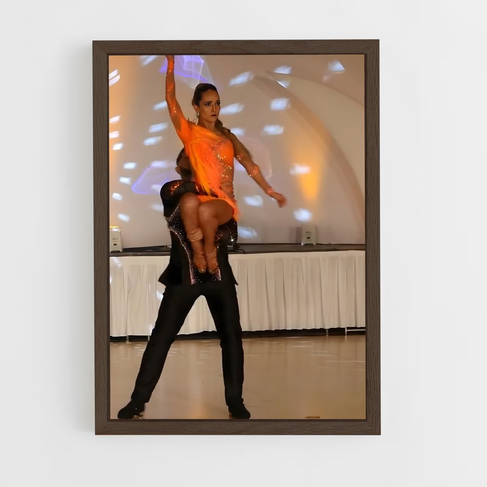 Poster Salsa en Flamme – affiche Danse (vue 5)